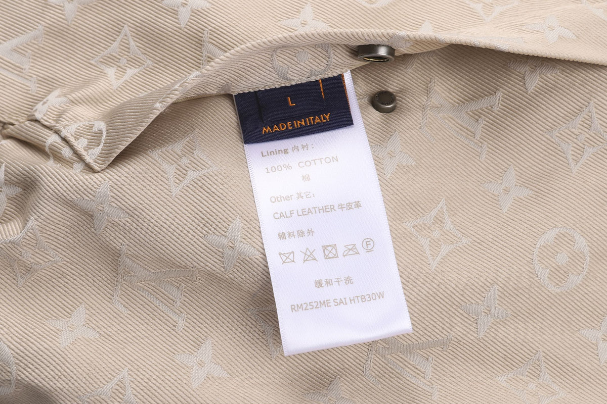 260813 New high-quality double-sided printed jacquard logo jacket