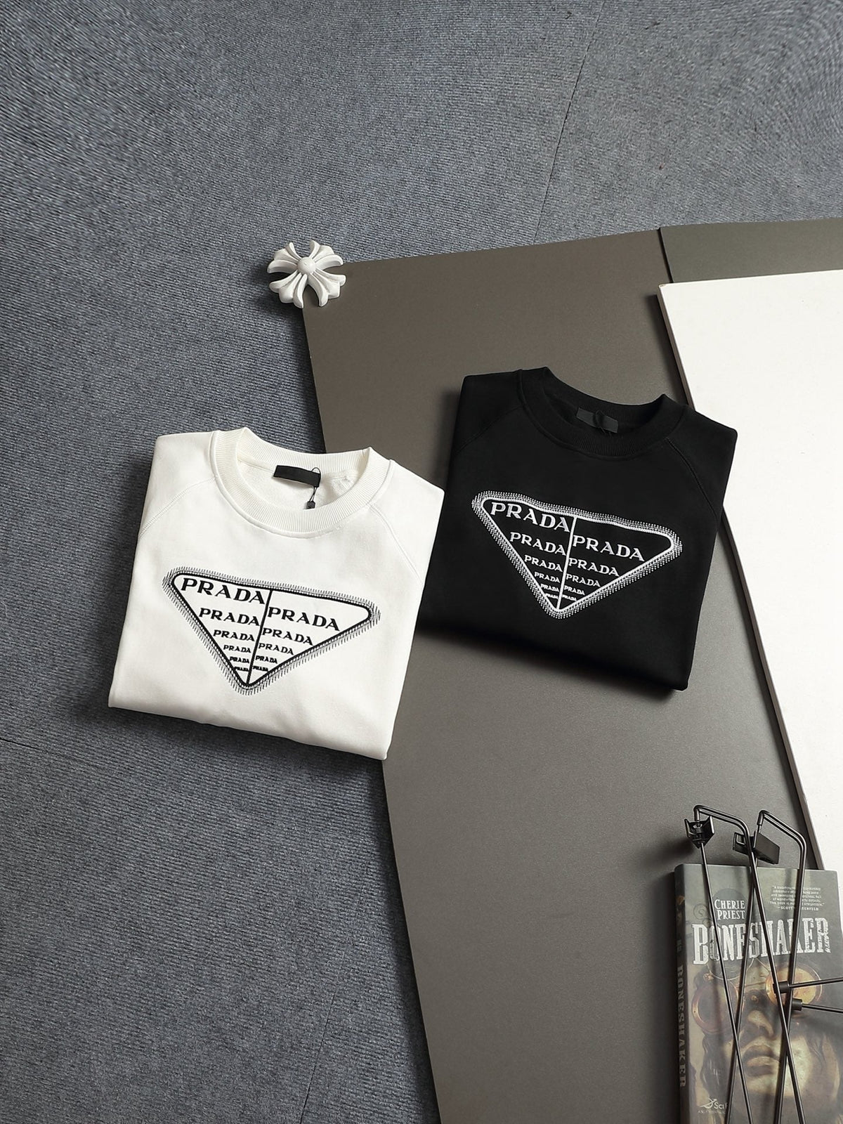 260813 New high-quality classic simple icon crewneck hoodie