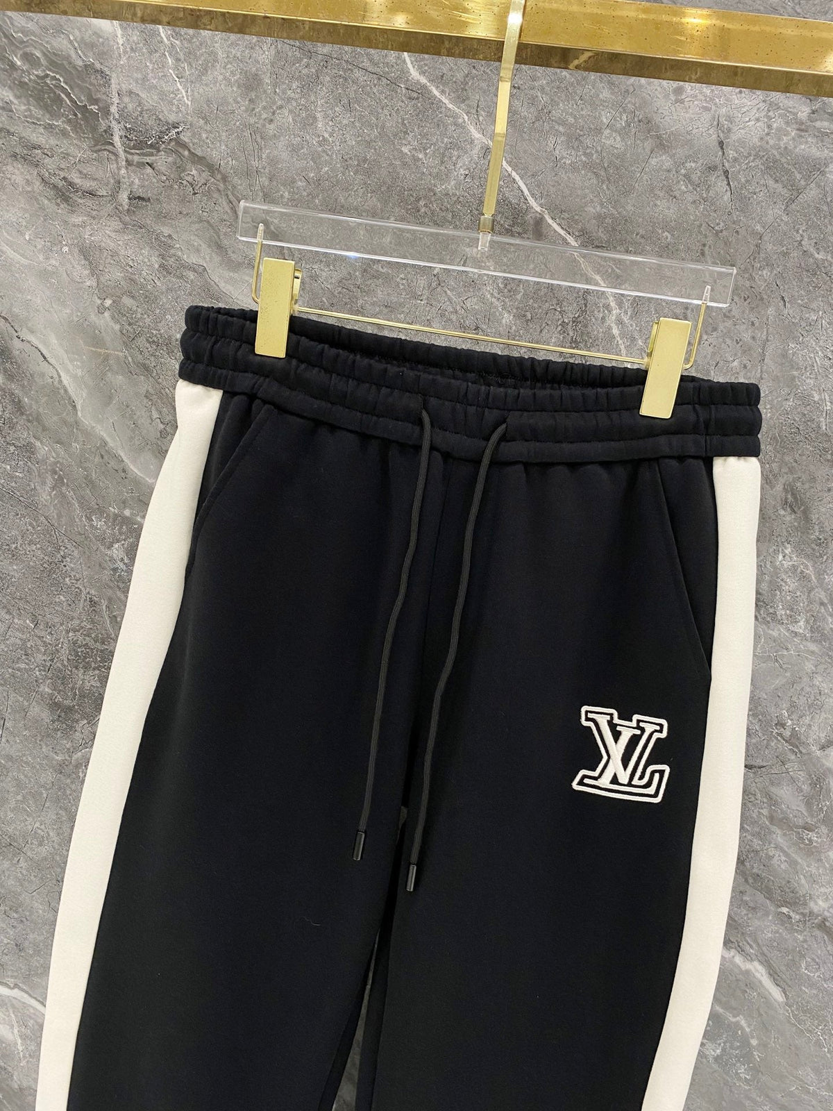260826 New high-quality custom fabric woven strap with letter embroidery patchwork set
