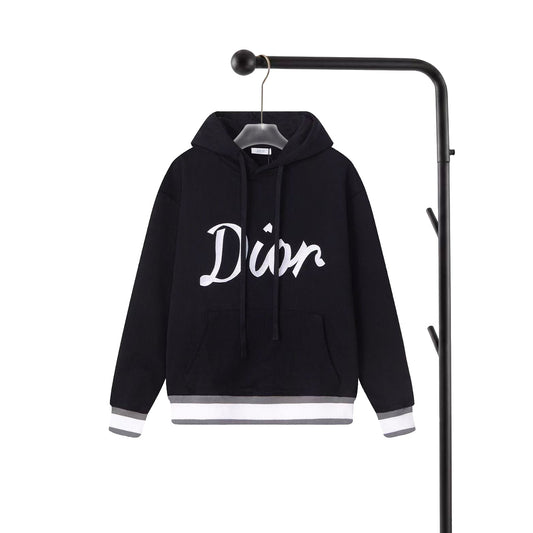 260826 New high-quality embroidered patch hoodie