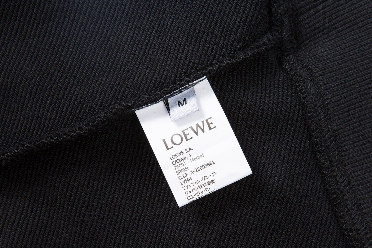 260826 New high-quality flame embroidery logo leather pouch hooded hoodie