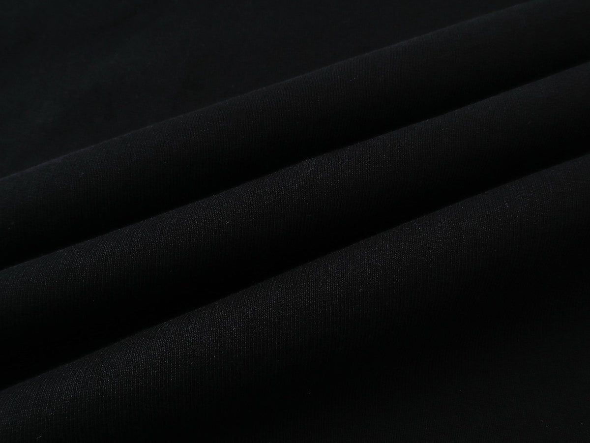 260826 New high-quality disordered letter tape hoodie shirt