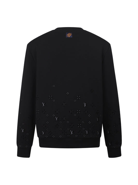 260901 New high-quality plush-printed logo long-sleeved hoodie