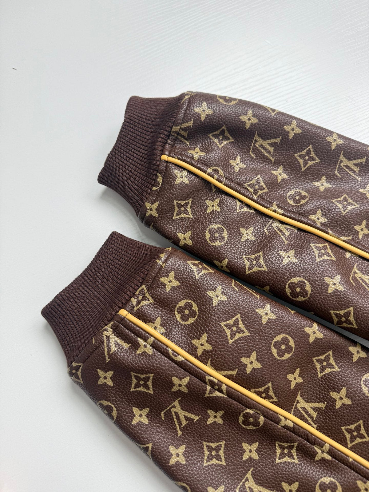 260901 New high-quality full-print vintage leather baseball jacket coat