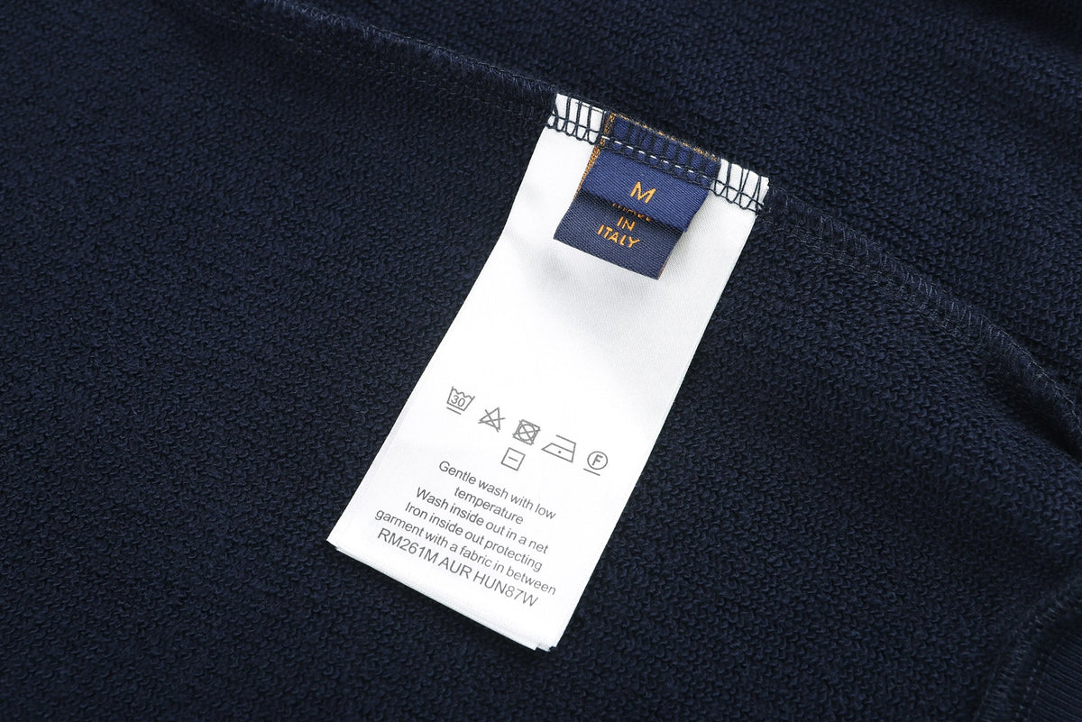 260910 New high-quality jacquard logo CVD zipper hooded sweater