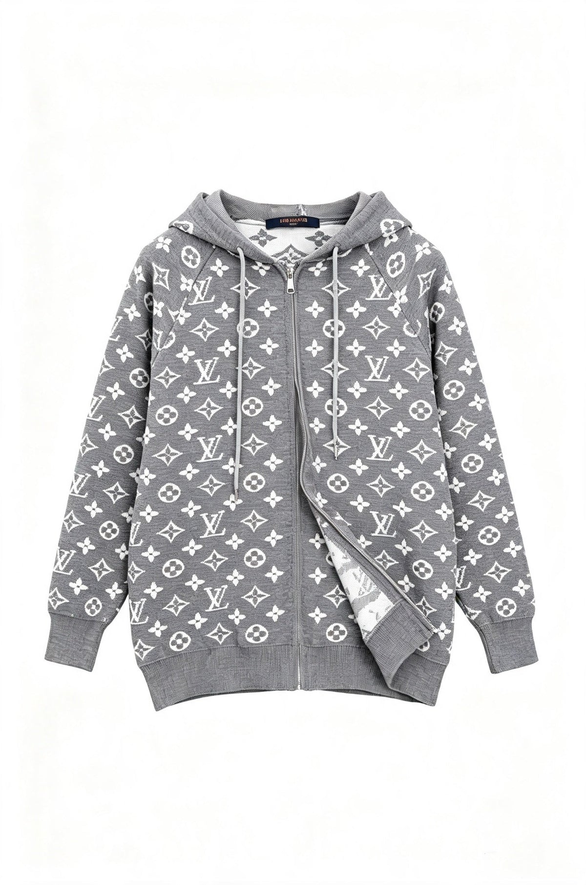 260910 New high-quality full-print jacquard wool-blend button-down knitted cardigan