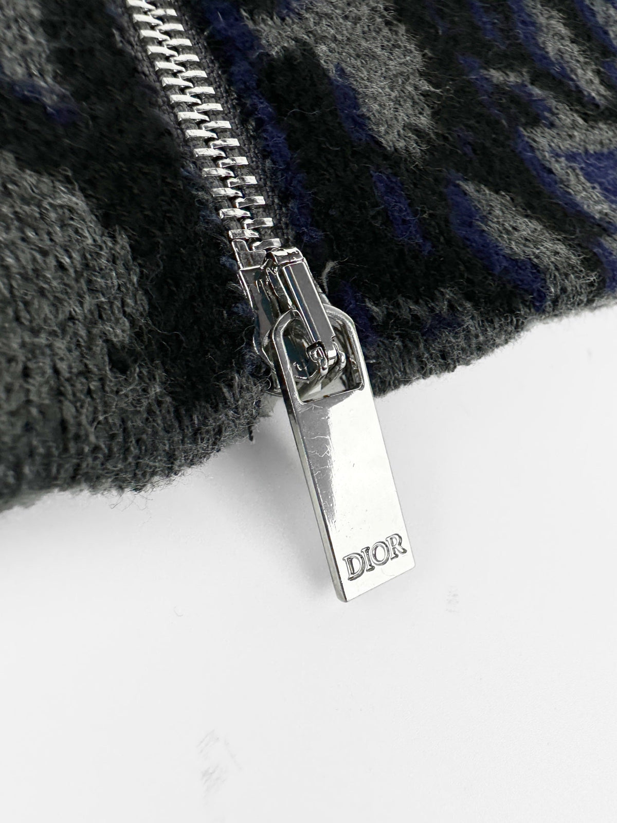 260917 New high-quality gradient-printed zipper pullover sweater jacket