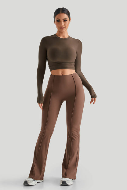 Long Sleeves Slim fit Flare leg Set
