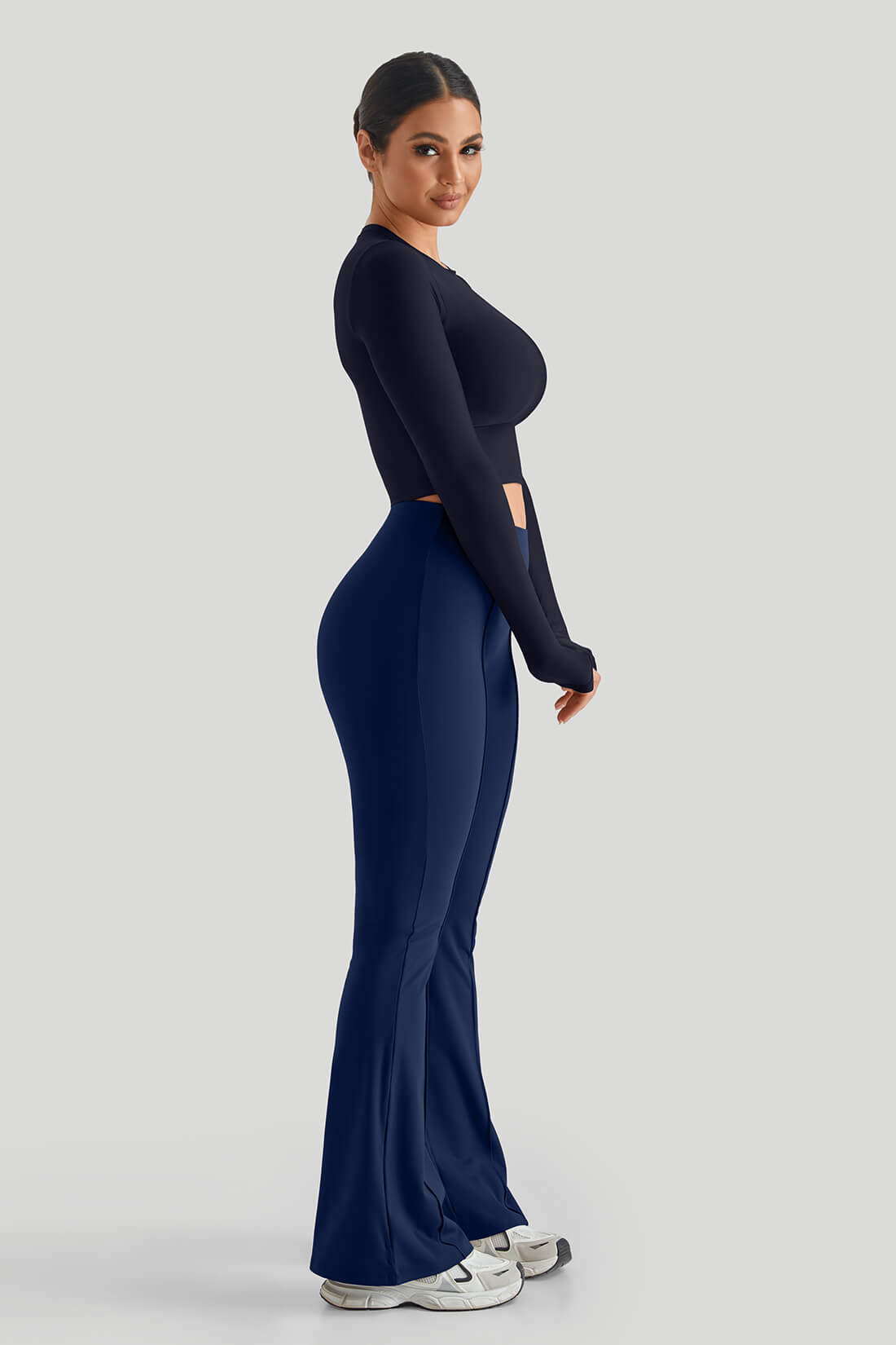 Long Sleeves Slim fit Flare leg Set