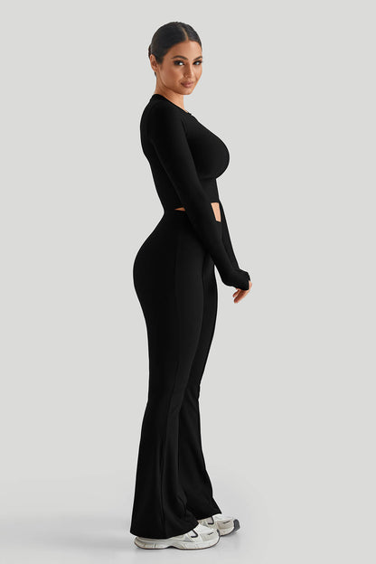Long Sleeves Slim fit Flare leg Set