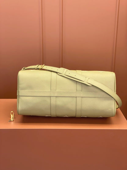 0528 Keepall Bandoulière 45 Monogram Empreinte Leather