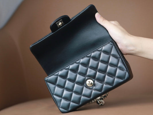 0528 Mini Rectangular Flap with Top Handle
