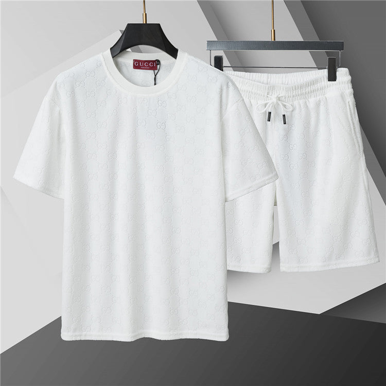 260415 New high-quality custom-made fabric casual shorts set
