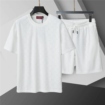 260415 New high-quality custom-made fabric casual shorts set