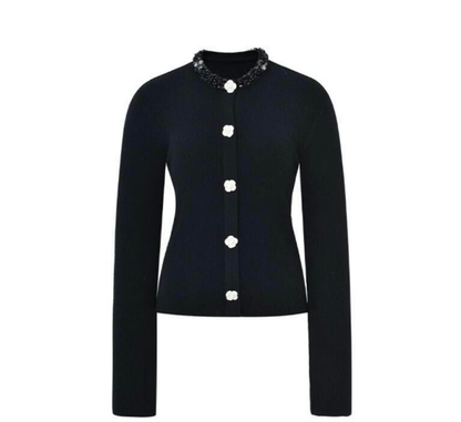260315 New spring-autumn style exquisite knitted cardigan