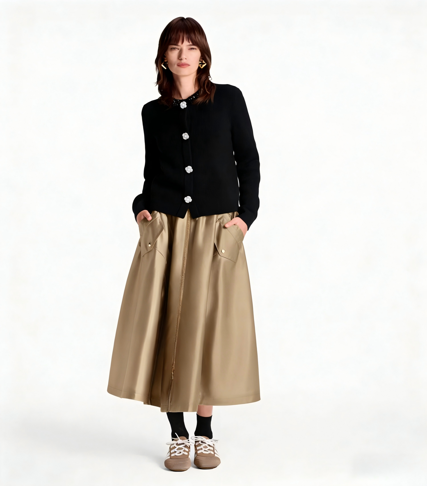 260315 New spring-autumn style exquisite knitted cardigan