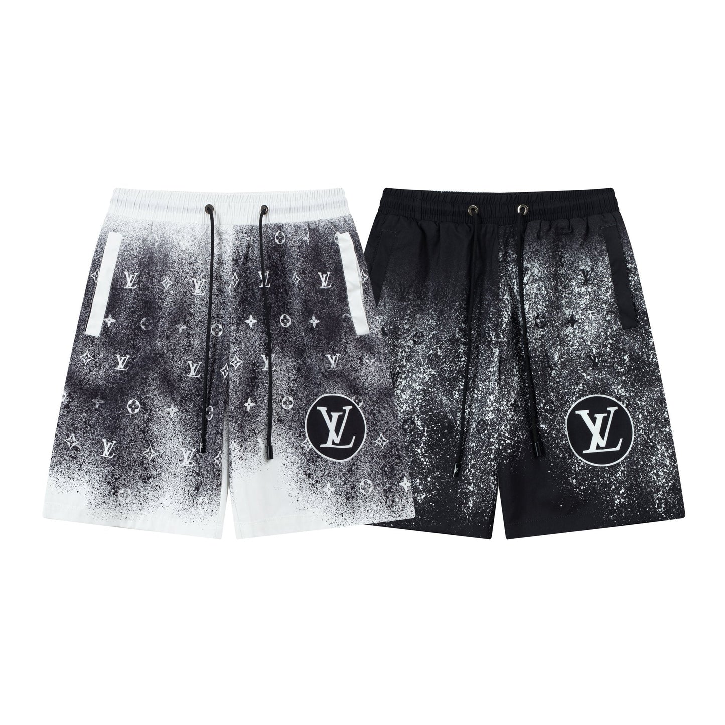 New star knit shorts