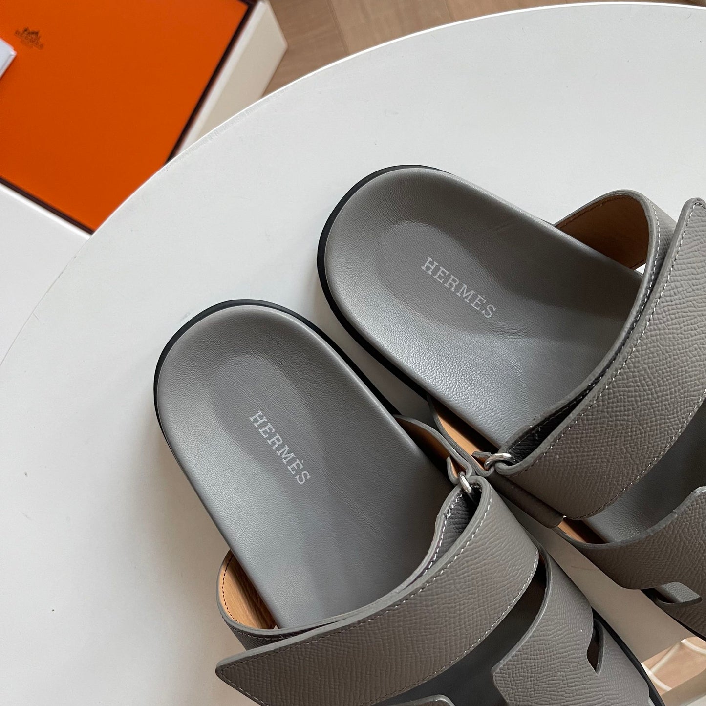 0425 The latest summer calfskin functional sandals