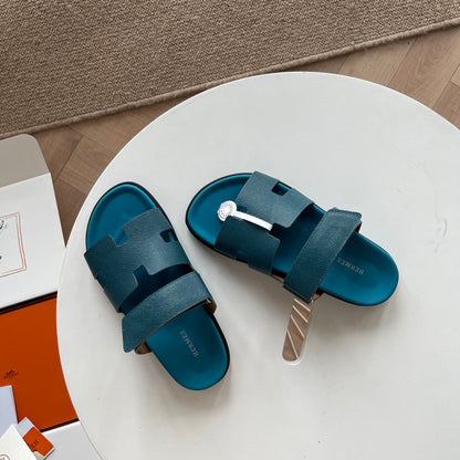 0425 The latest summer calfskin functional sandals