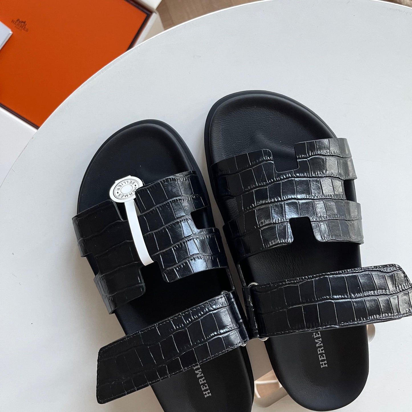 0425 The latest summer calfskin functional sandals