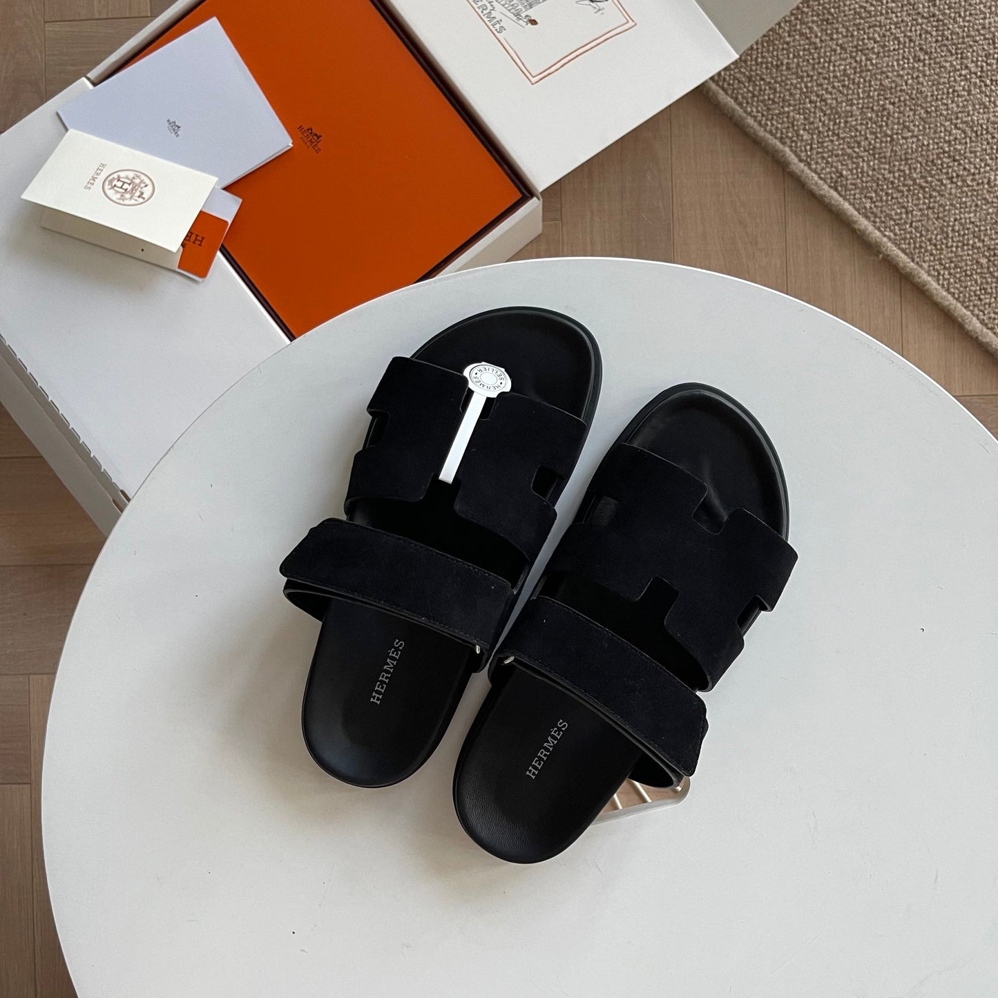 0425 The latest summer calfskin functional sandals