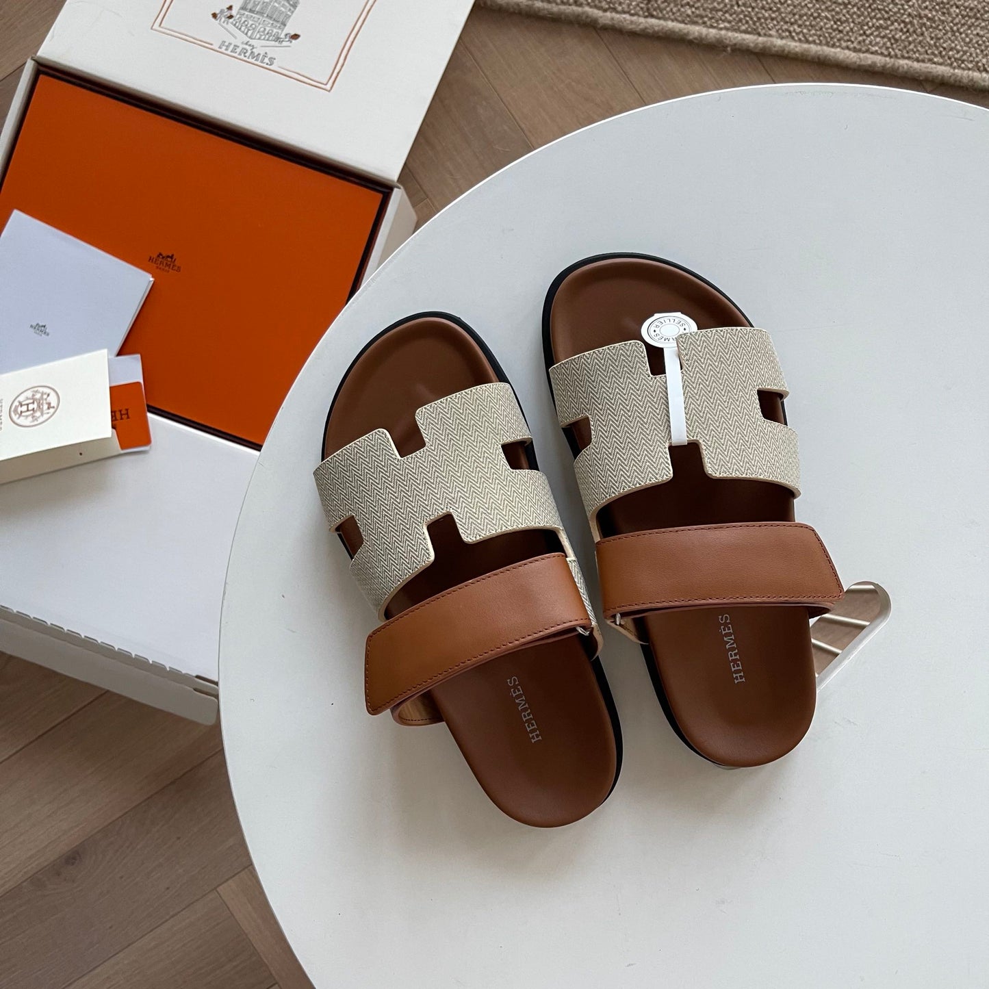 0425 The latest summer calfskin functional sandals