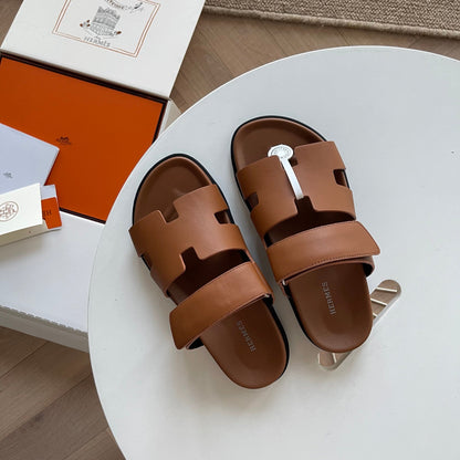 0425 The latest summer calfskin functional sandals