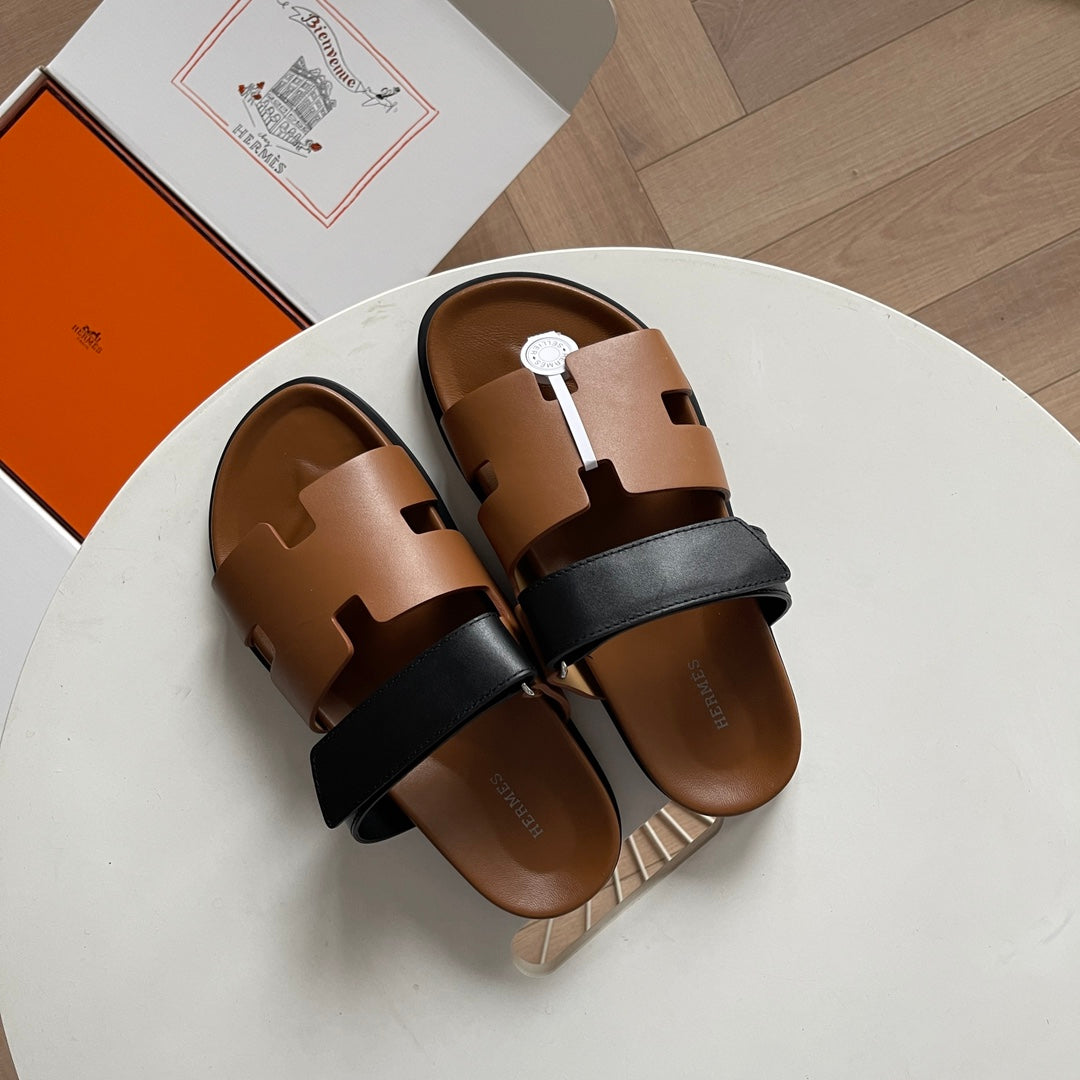 0425 The latest summer calfskin functional sandals