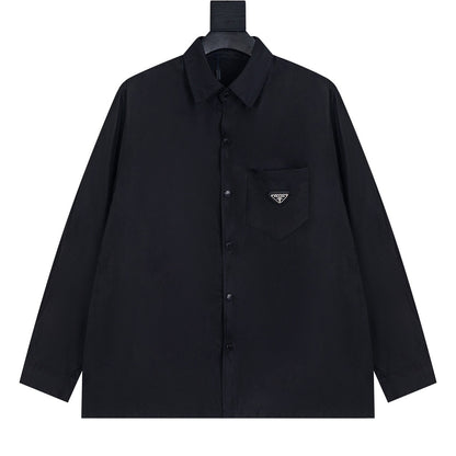 0717 A classic must-have minimalist shirt jacket