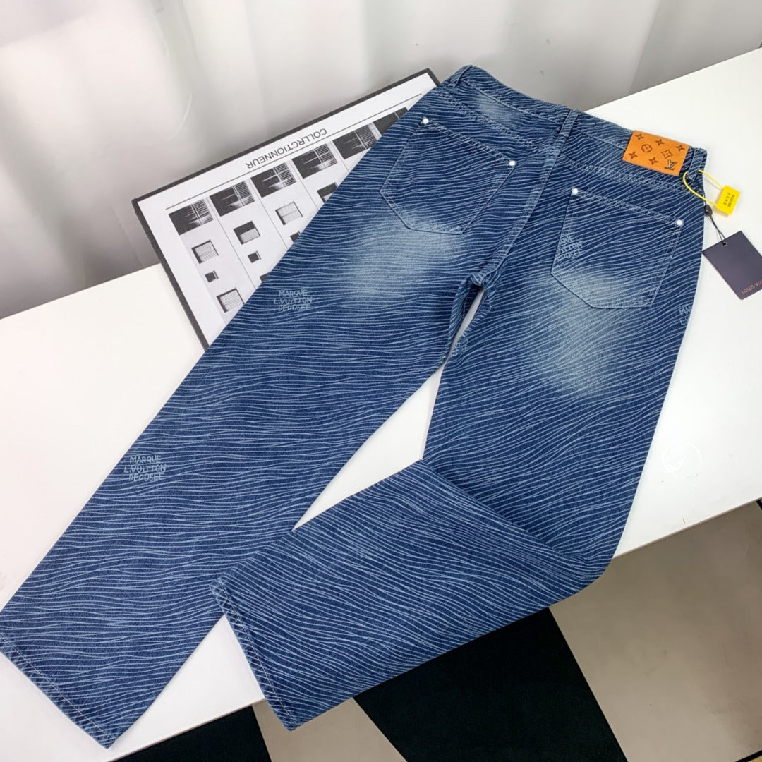 0717 The latest minimalist denim suit