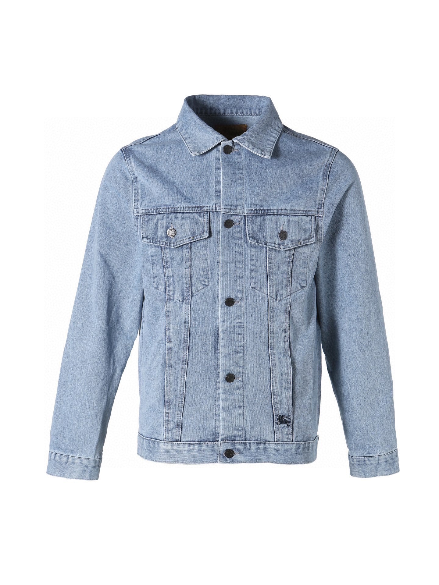 0717 Classic patterned denim jacket