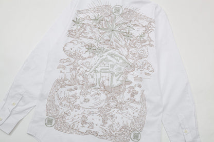 0717 The latest back intricate embroidery craft shirt jacket