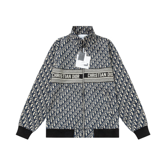 0808 New zip-up printed jacket