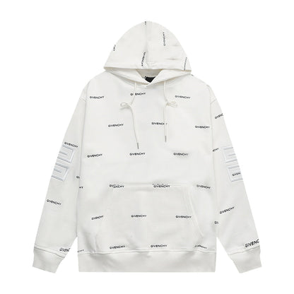 0818 New fall/winter print all-in-one hoodie