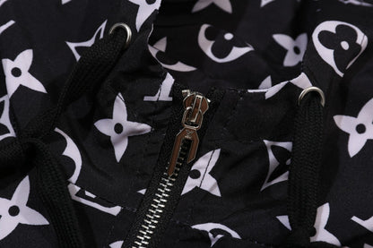 0906 New hooded zipper star jacket