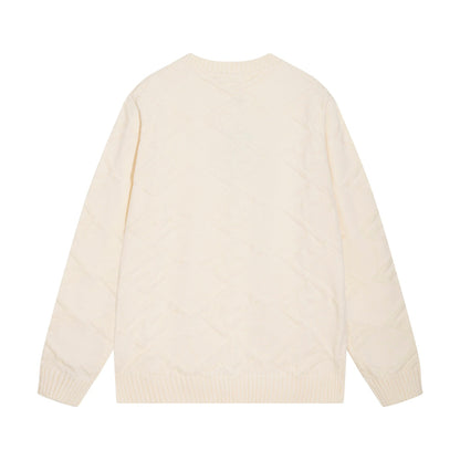 0909 Crew-neck wool knit sweater