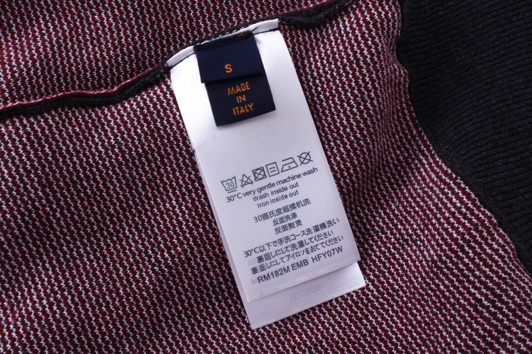 0909 New jacquard cotton waistband knitted stand-up collar jacket