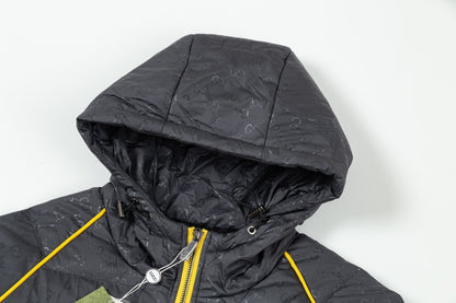 0909 New hat detachable down coat