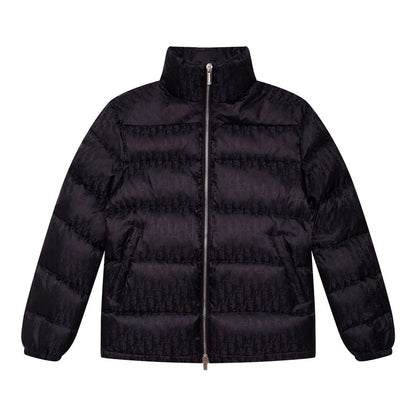 1021 New jacquard fabric down jacket