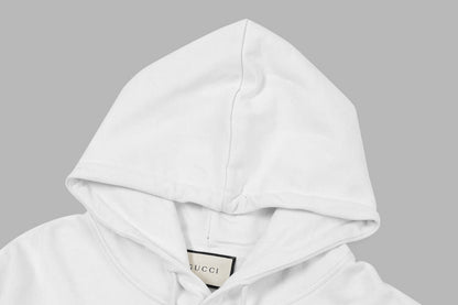 1021 New high quality feature pattern crew-neck hoodie