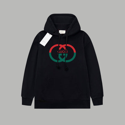 1021 New high quality feature pattern crew-neck hoodie