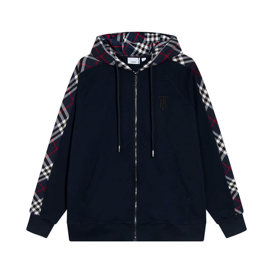 1102 New high quality version embroidered patchwork hoodie