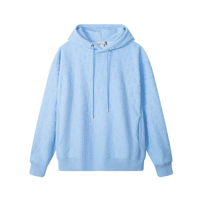 1102 New high quality version jacquard towel hoodie