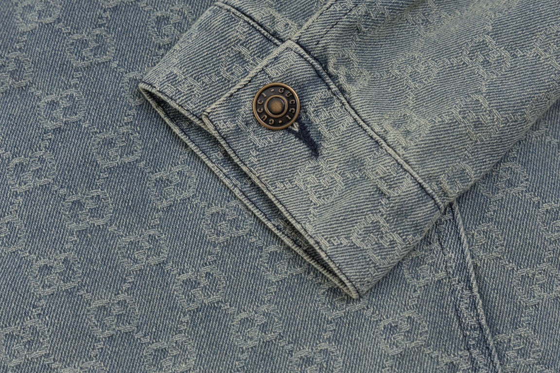 1111 New made old washed denim jacket