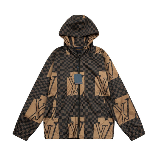 1111 New dark print windproof jacket