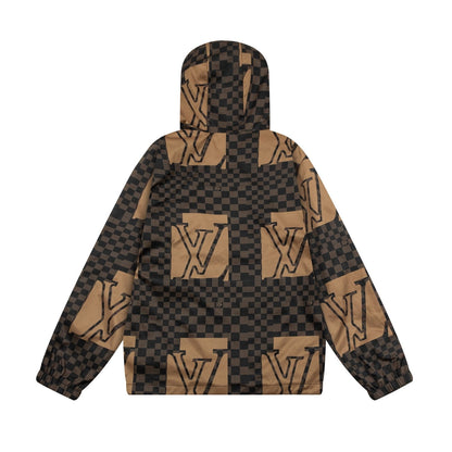 1111 New dark print windproof jacket