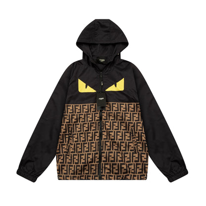 1111 New dark print windproof jacket