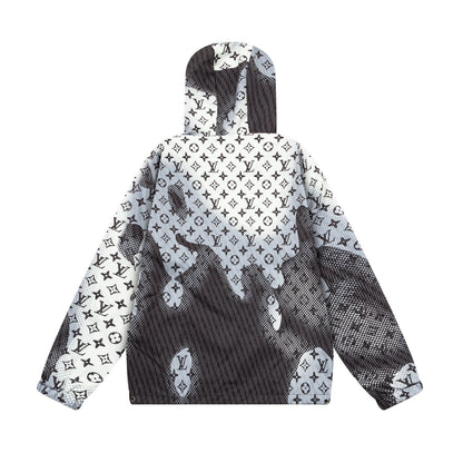 1111 New dark print windproof jacket