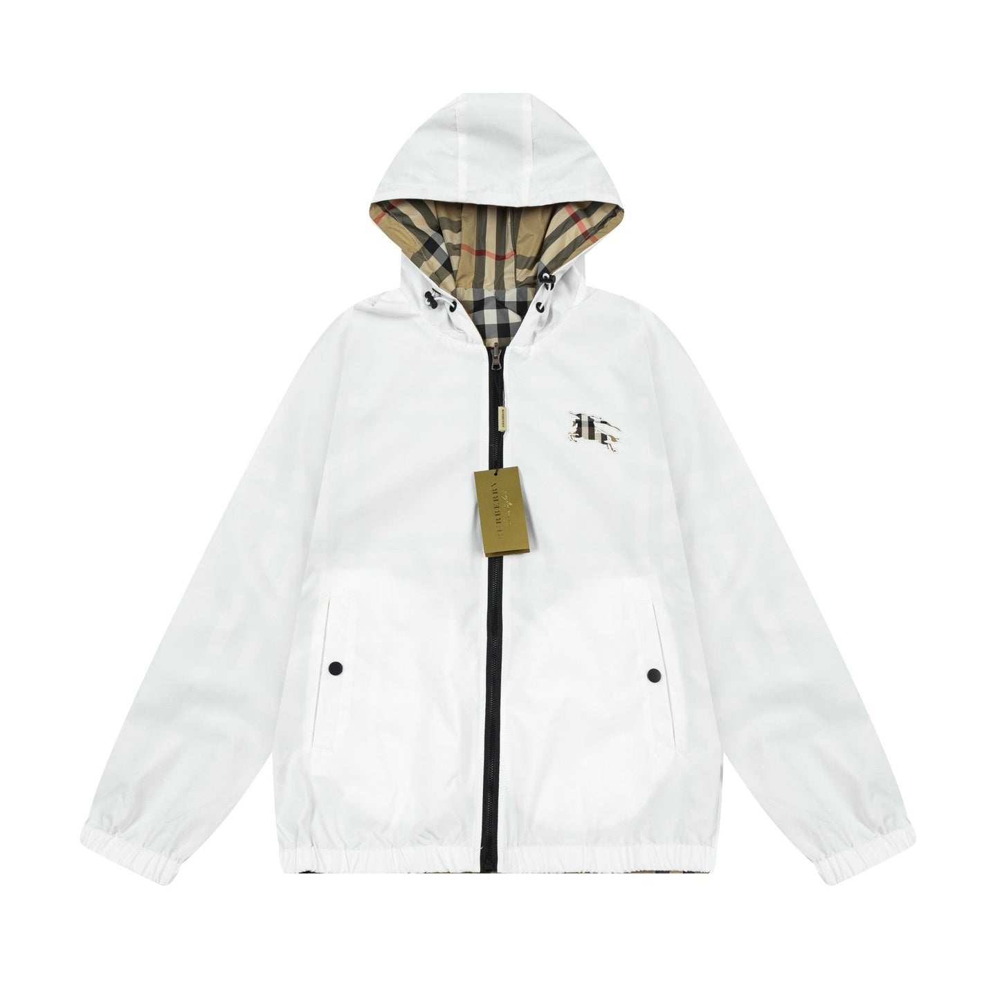 1111 New classic embroidered high quality double-sided hooded coat