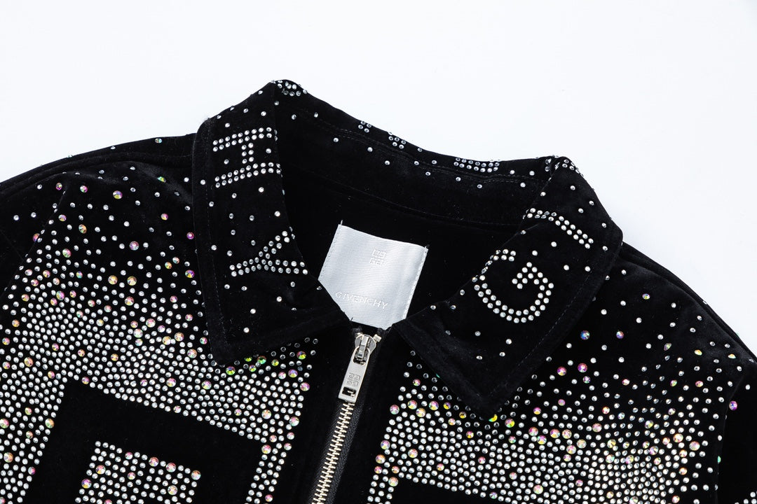 1111 New top of the line beaded shiny jacket